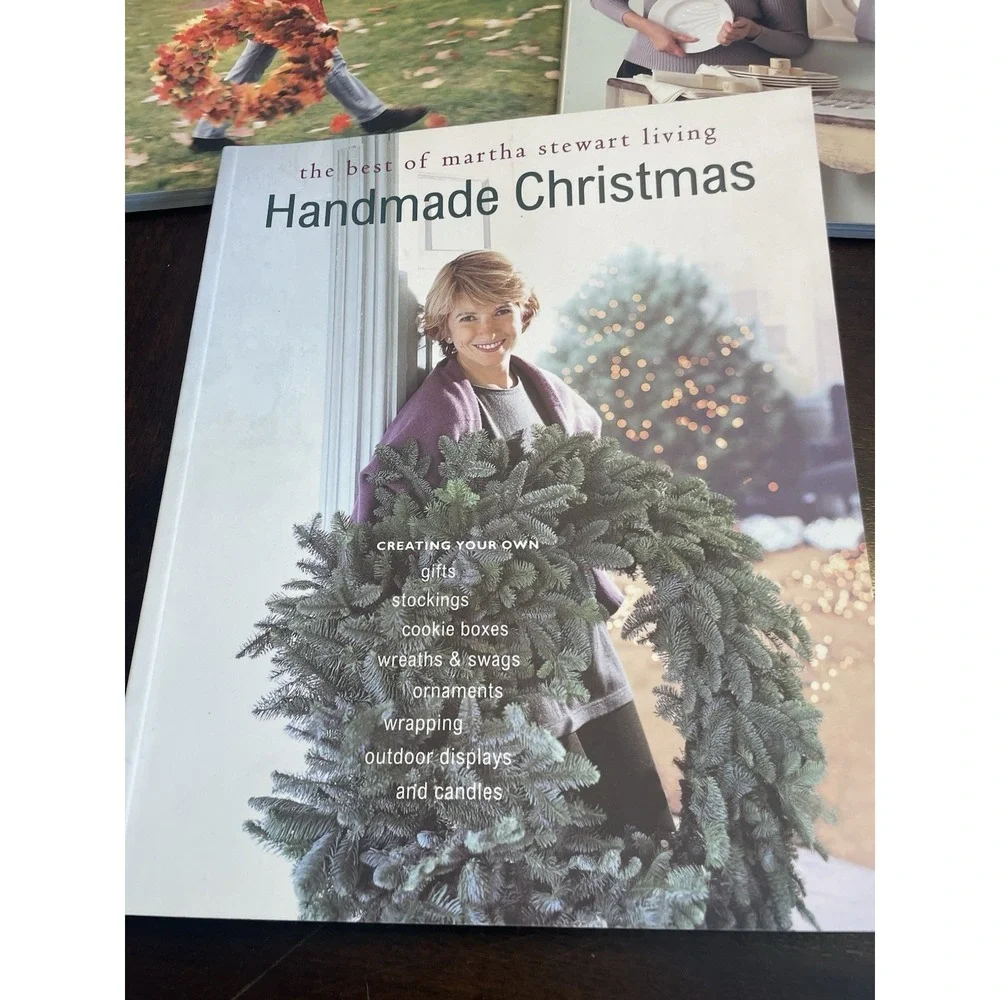 The Best of Martha Stewart Living Set of 3 books Christmas Wreaths Good Things